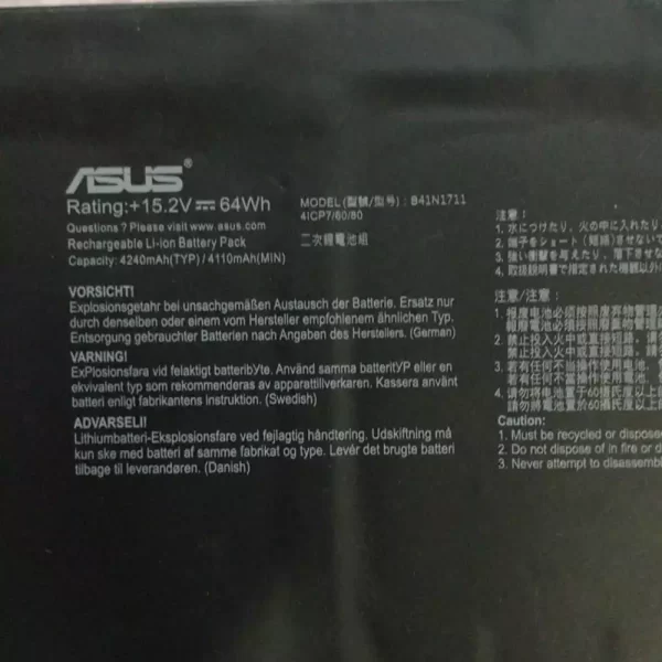 Originálna batéria pre notebooku ASUS B41N1711 - Image 3