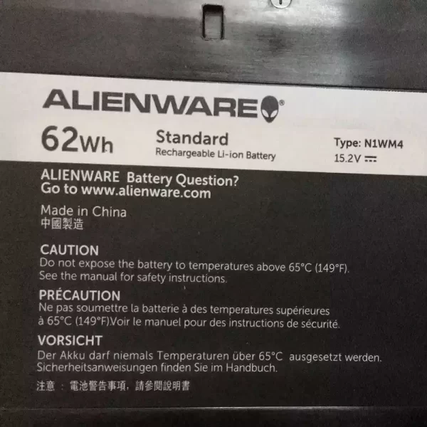 Originálna batéria pre notebooku DELL Alienware 13 R2 - Image 3