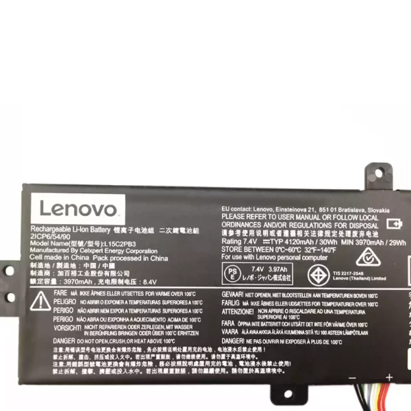 Originálna batéria pre notebooku LENOVO L15C2PB3,L15M2PB3 - Image 3