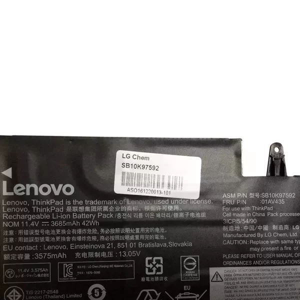 Originálna batéria pre notebooku LENOVO SB10K97592,01AV435 - Image 3