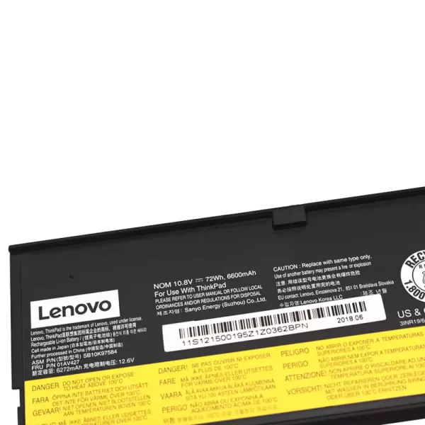 Originálna batéria pre notebooku LENOVO 01AV427,01AV428 - Image 3