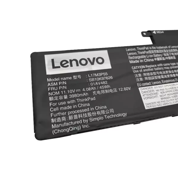 Originálna batéria pre notebooku LENOVO L17M3P55 - Image 3