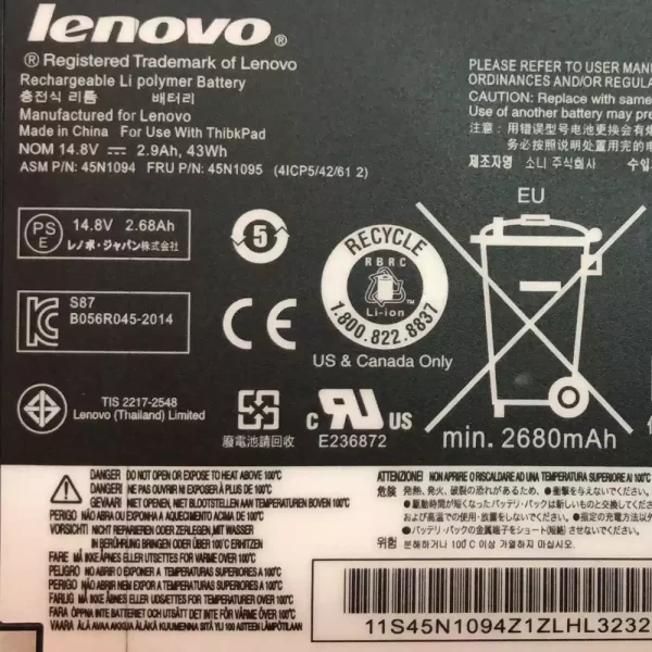 Originálna batéria pre notebooku LENOVO S230U - Image 3