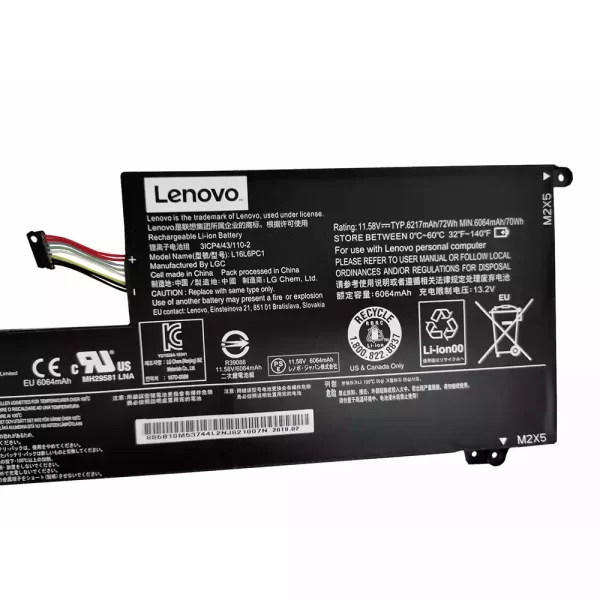 Originálna batéria pre notebooku LENOVO L16L6PC1 - Image 3