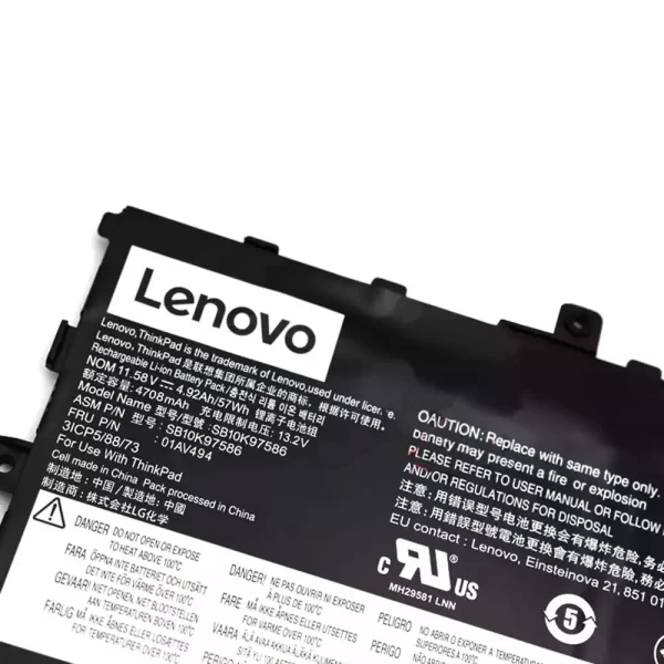 Originálna batéria pre notebooku LENOVO ThinkPad X1 Carbon 2017 2018,ThinkPad X1 Carbon 5th 6th - Image 3