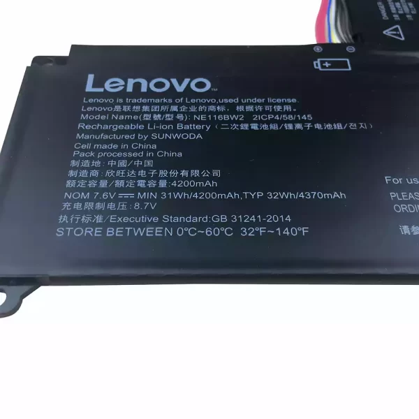 Originálna batéria pre notebooku LENOVO IdeaPad 110s-11IBR - Image 3