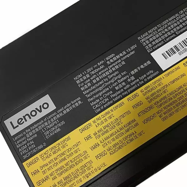 Originálna batéria pre notebooku LENOVO 01AV495 01AV496 - Image 3