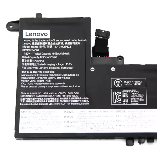 Originálna batéria pre notebooku LENOVO XiaoXin pro 13 2019 2020 - Image 3