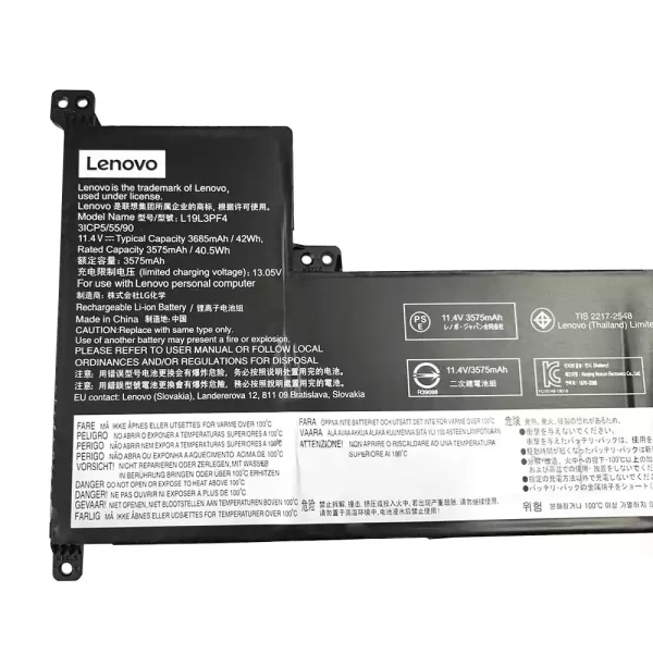 Originálna batéria pre notebooku LENOVO SB10W89837,5B10W89839 - Image 3