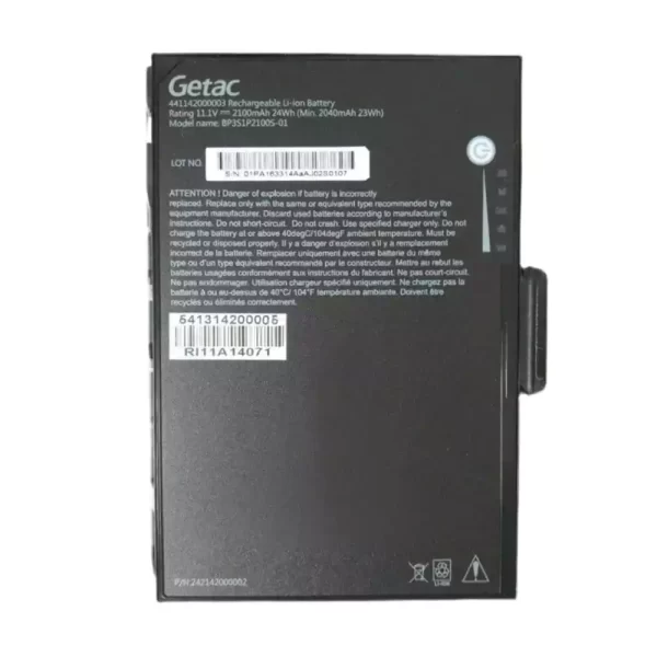 Originálna batéria pre notebooku Getac BP3S1P2100S-01 K120 441142000003 441142000019