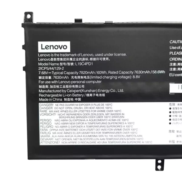 Originálna batéria pre notebooku LENOVO L19C4PD1 L19M4PD1 L19L4PD1,Yoga C640-13IML - Image 3