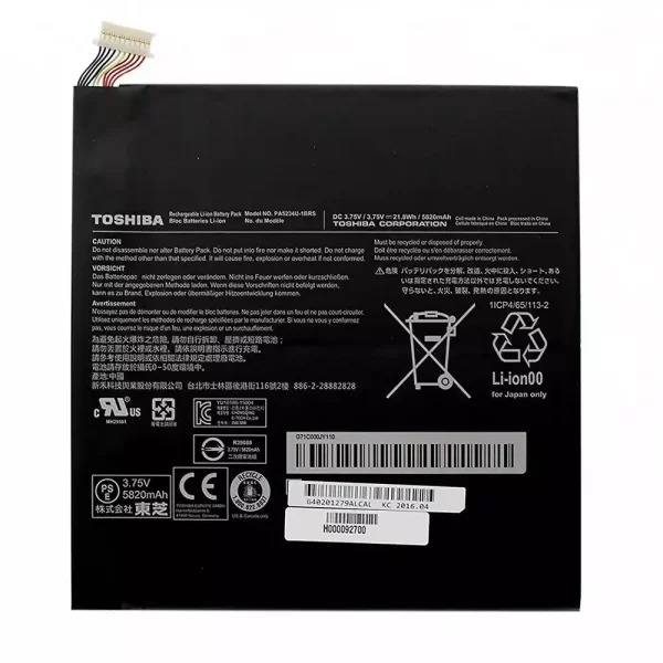 Batéria pre tabletu TOSHIBA PA5234U-1BRS