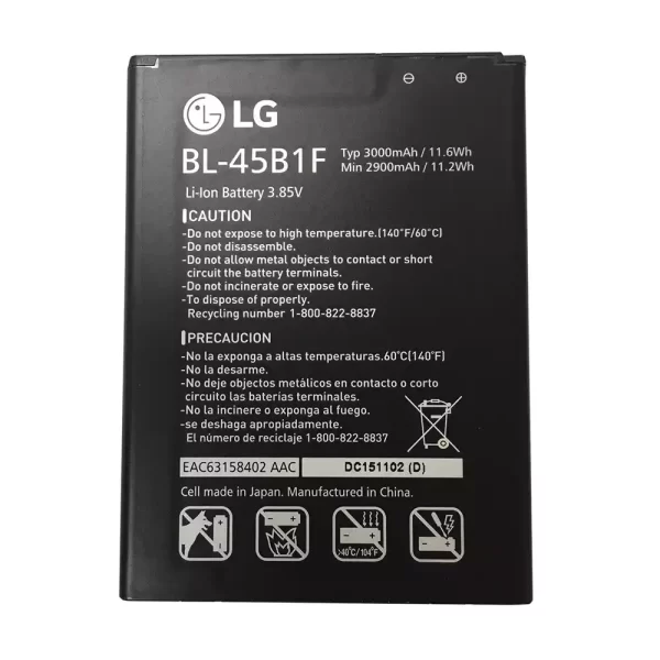 Batéria mobilného telefónu BL-45B1F pre LG V10,H900,H901,VS990,LS775,Stylo2,F600S,F600K,F600L