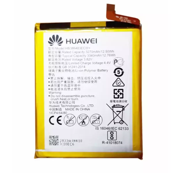 Batéria mobilného telefónu HB386483ECW+ pre Huawei G9 Plus,Honor 6X,Maimang 5