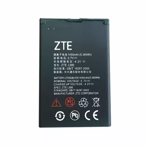 Batéria mobilného telefónu L580 pre ZTE L880,CV18,U288G,L788,A188