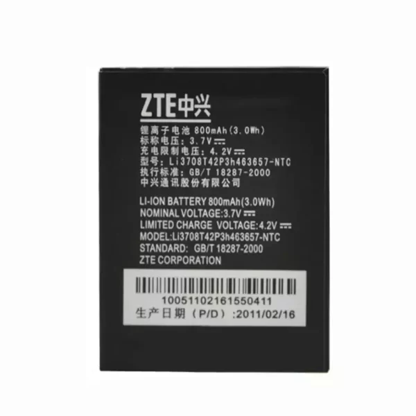 Batéria mobilného telefónu Li3708T42P3h463657 pre ZTE F290,N281,Z221,Z222