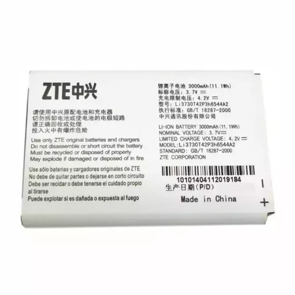 Batéria mobilného telefónu Li3730T42P3H6544A2 pre ZTE MF96,MF96U,Z289L