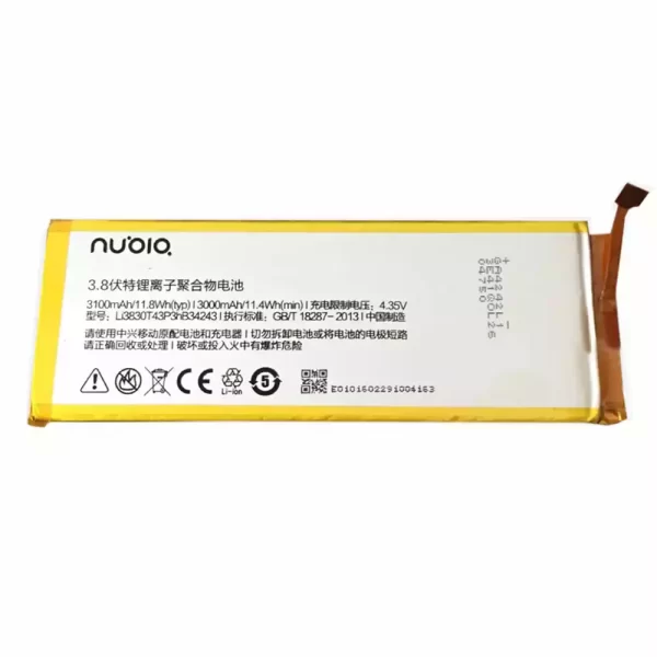 Batéria mobilného telefónu Li3803T43P3hB34243 pre Nubia Z7 MAX,NX505J