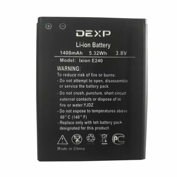 Batéria mobilného telefónu pre DEXP Ixion E240