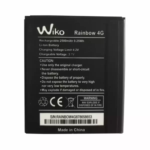 Batéria mobilného telefónu pre Wiko Rainbow 4G