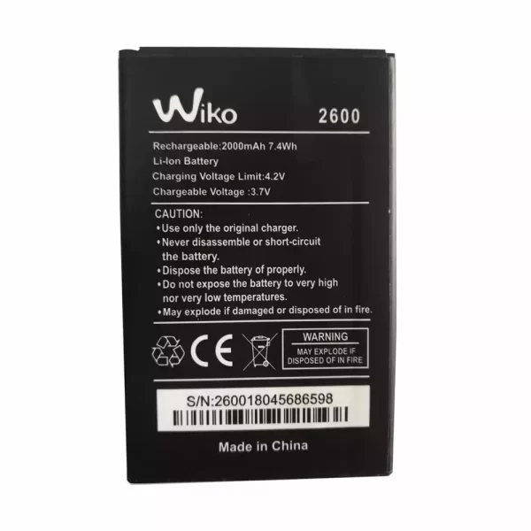 Batéria mobilného telefónu pre Wiko 2600