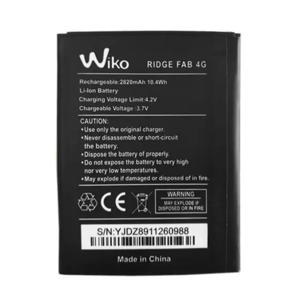 Batéria mobilného telefónu pre Wiko RIDGE FAB 4G