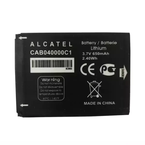 Batéria mobilného telefónu CAB04000C1 pre Alcatel OT203