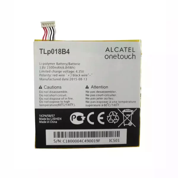 Batéria mobilného telefónu TLP018B4 pre Alcatel onetouch OT6030,7024