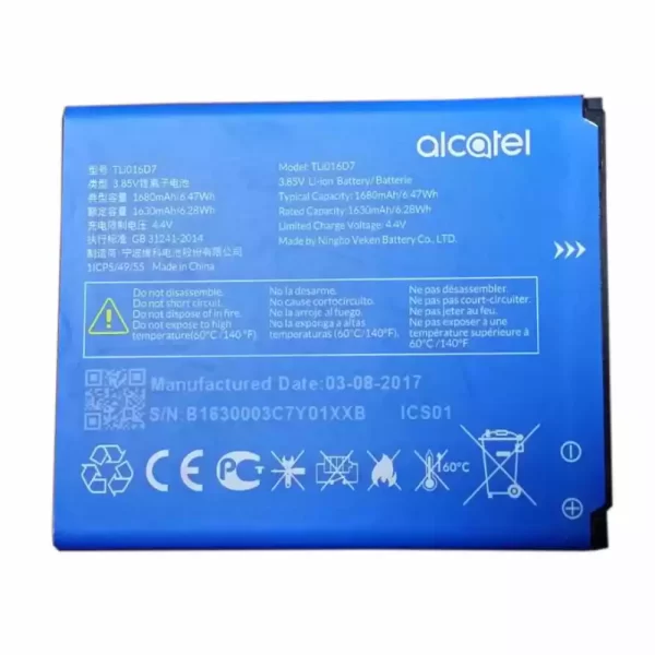 Batéria mobilného telefónu TLI016D7 pre Alcatel