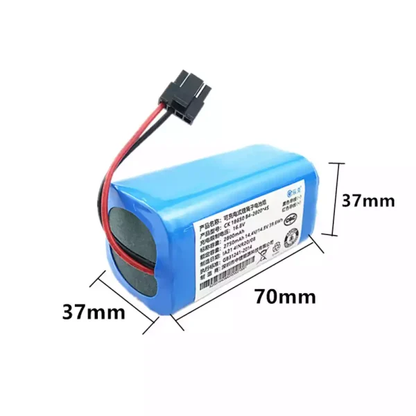 Batéria pre Robotický vysávač TOMEFON TF-S450 TF-S750 (3400mAh) - Image 3