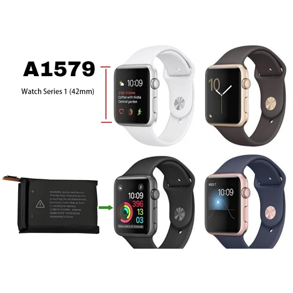 Náhradná batéria A1579 pre Apple Watch Series 1 (42mm) A1803 - Image 4