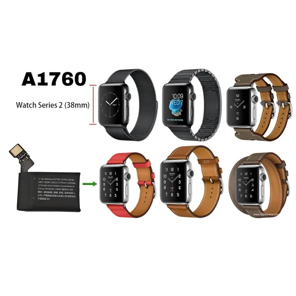 Náhradná batéria A1760 pre Apple Watch Series 2 (38mm) - Image 4