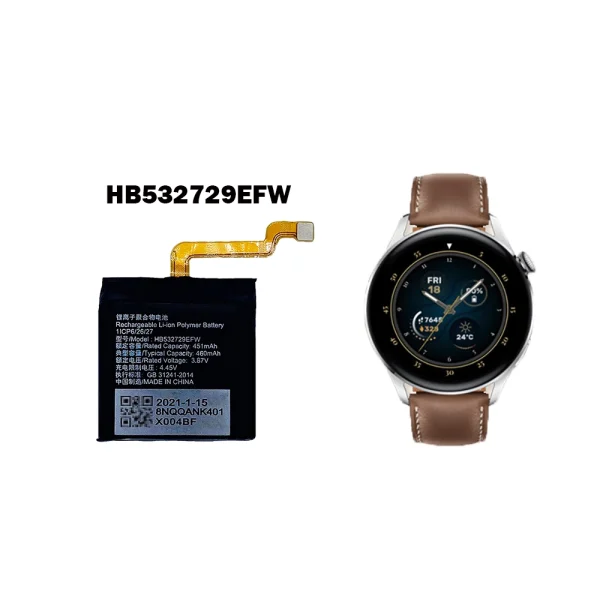 Náhradná batéria HB532729EFW pre HUAWEI Watch 3 - Image 4