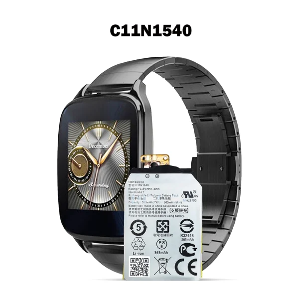 Náhradná batéria C11N1540 pre ASUS ZenWatch 2 - Image 4