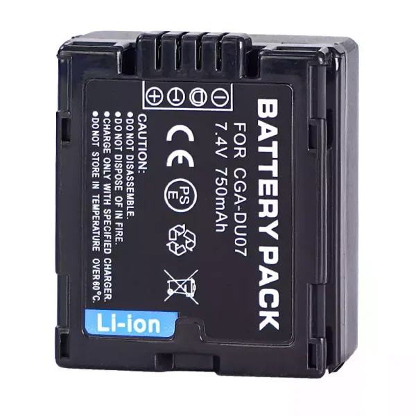 Batéria do fotoaparátu PANASONIC VDR-D100 VDR-D105 VDR-D150 VDR-D158 VDR-D160 VDR-D200 VDR-D210 VDR-D220 VDR-D230 VDR-D250 VDR-D258 VDR-D300 VDR-D308 VDR-D310 VDR-D400 - Image 3