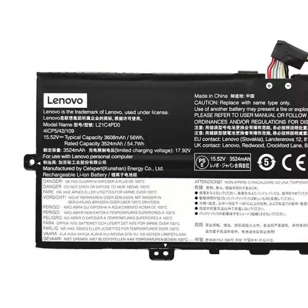 Batéria pre notebooku LENOVO L21B4PD0 L21C4PD0 L21M4PD0 - Image 3