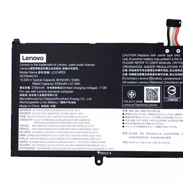 Batéria pre notebooku Lenovo L21C4PE2 L21M4PE2 L21D4PE1 - Image 2