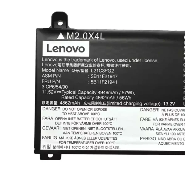 Batéria pre notebooku Lenovo L21C3PG2 L21M3PG2 - Image 4
