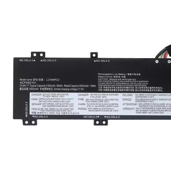 Batéria pre notebooku Lenovo L21B4PC0 L21C4PC1 L21D4PC1 L21M4PC2 L21M4PC3 - Image 3