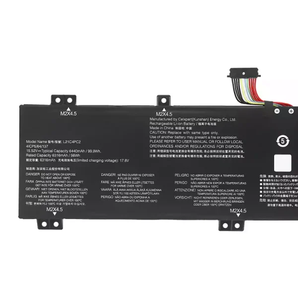 Batéria pre notebooku LENOVO L21C4PC2 L21C4PC3 L21D4PC2 L21M4PC5 L21M4PC6 - Image 3
