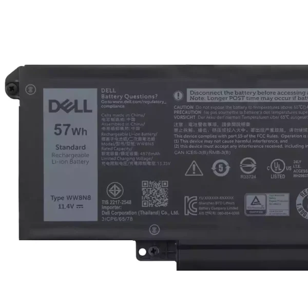 Batéria pre notebooku DELL WW8N8 66DWX - Image 3