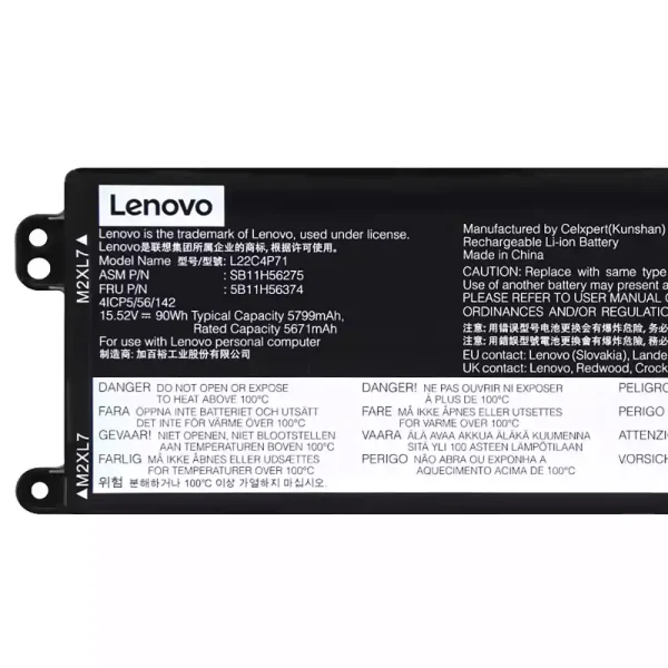 Batéria pre notebooku LENOVO L22C4P71 L22M4P71 - Image 3