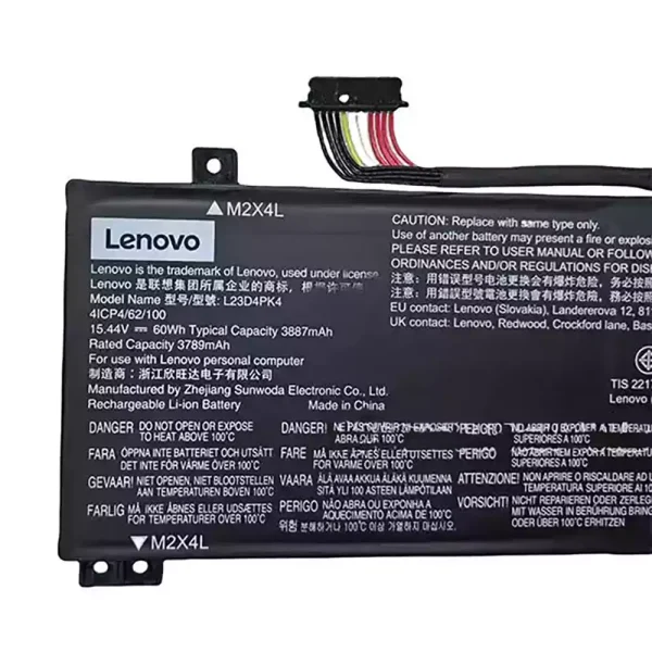 Batéria pre notebooku LENOVO L23C4PK4 L23M4PK4 L23D4PK4 - Image 3