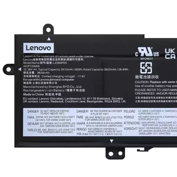 Batéria pre notebooku LENOVO L22B4PE0 L22C4PE0 L22D4PE0 L22M4PE0 - Image 3
