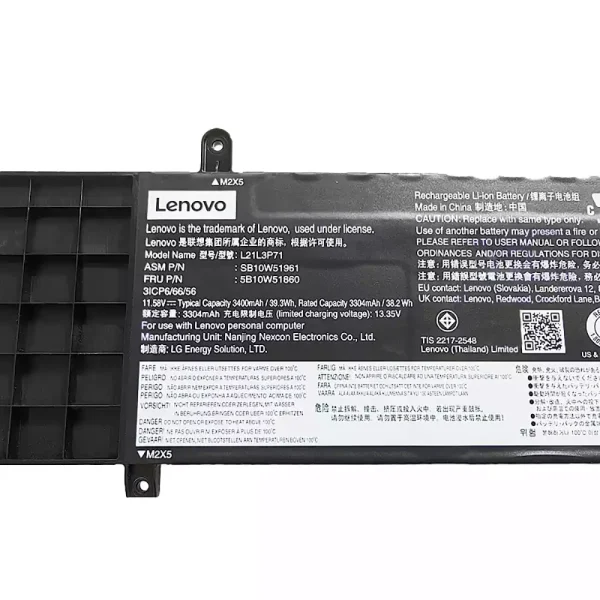 Batéria pre notebooku LENOVO L21L3P71 L21C3P71 L21M3P71 - Image 3
