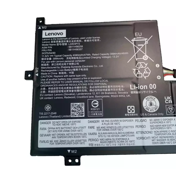 Batéria pre notebooku LENOVO L22D3P72 L22M3P72 - Image 3