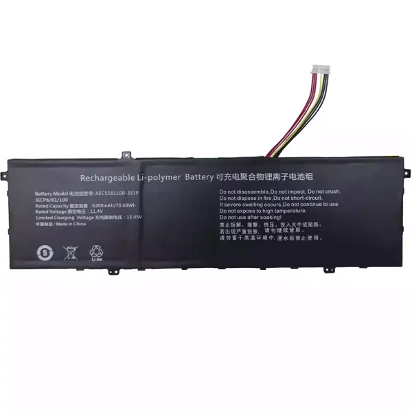 Batéria pre notebooku AEC5181100-3S1P U5310478PV-3S1P 528196-3S1P
