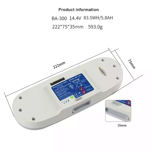 Batéria pre Inogen BA-200 BA-300 BA-400 BA-500 - Image 2