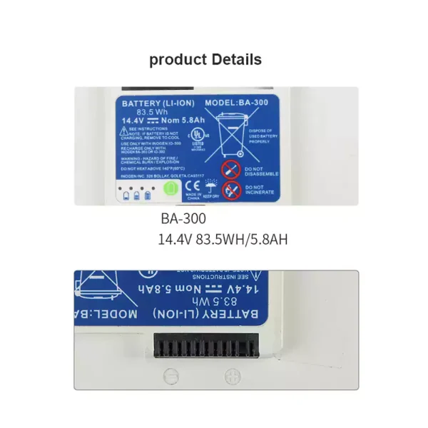 Batéria pre Inogen BA-200 BA-300 BA-400 BA-500 - Image 3