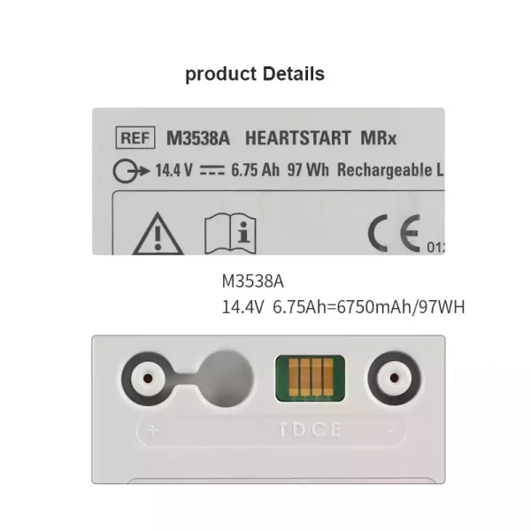 Batéria pre PHILIPS HeartStart MRx M3538A M3535A M3536A M3535-60992 - Image 3